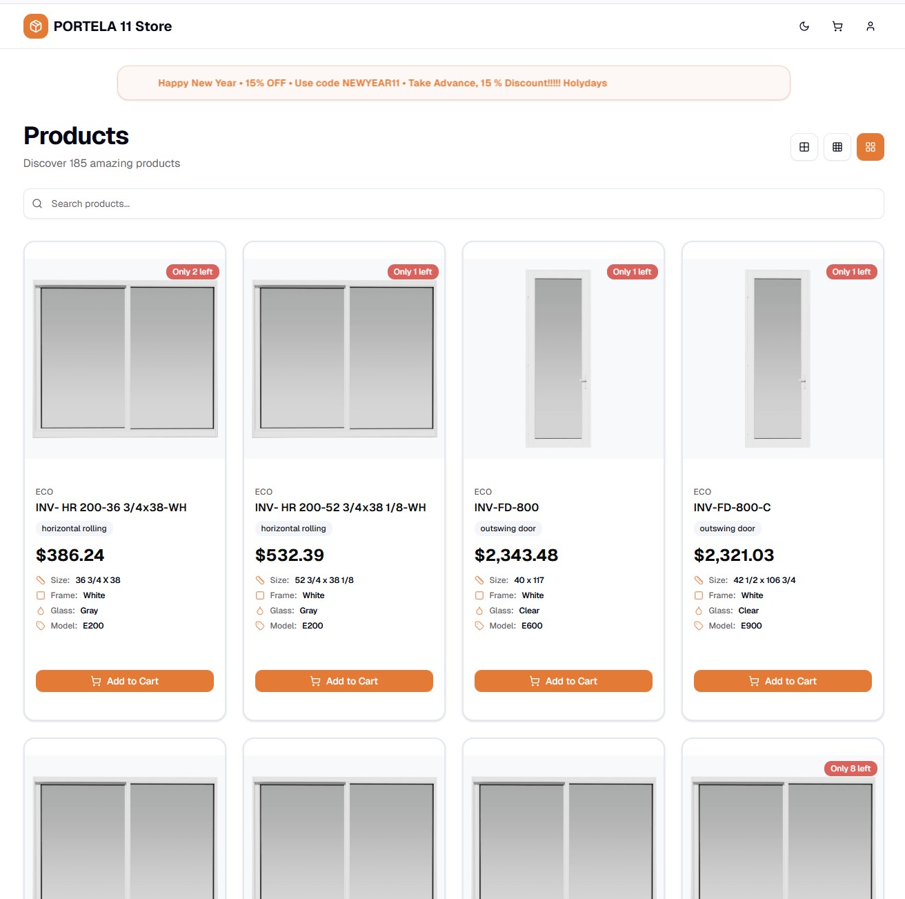 E-commerce Platform - Desktop