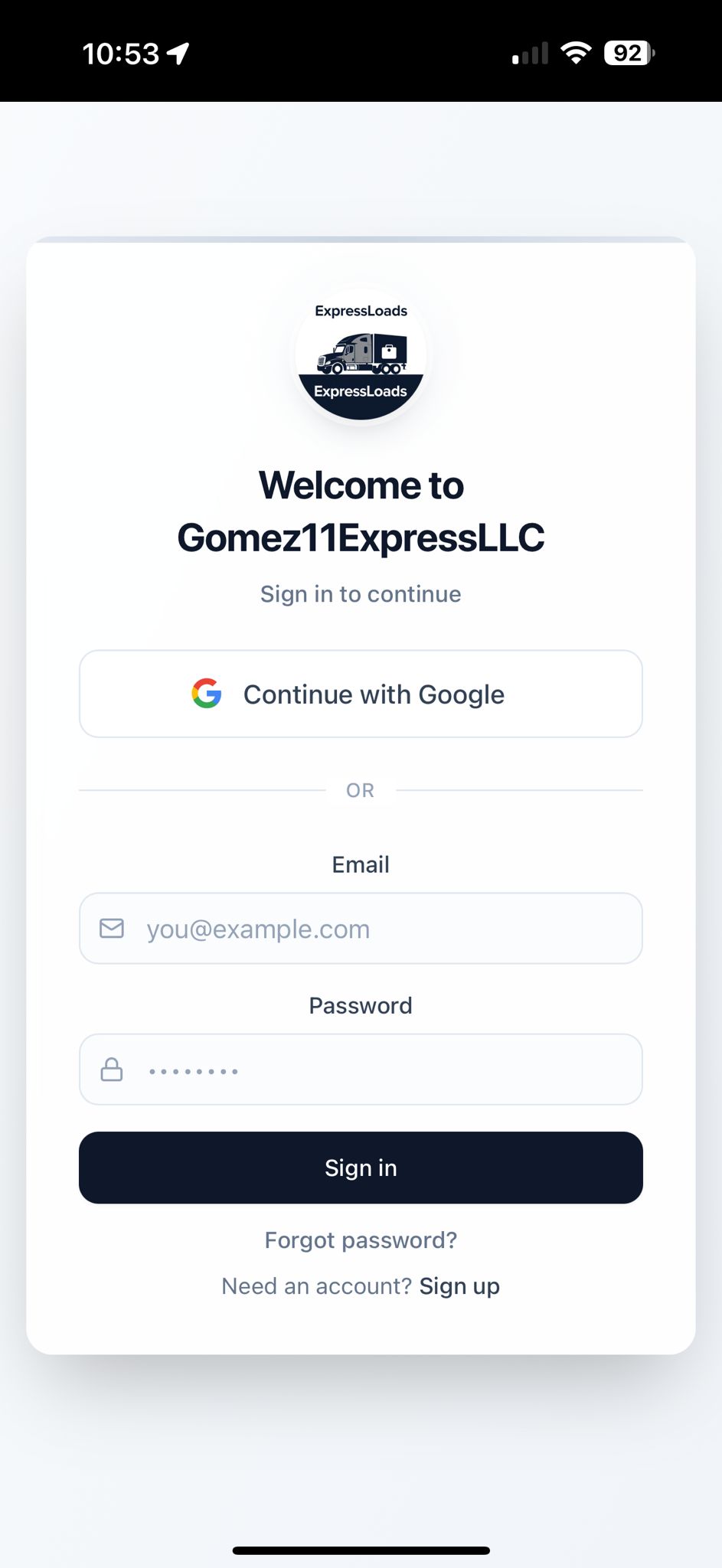Gomez Express - Logistics Platform
